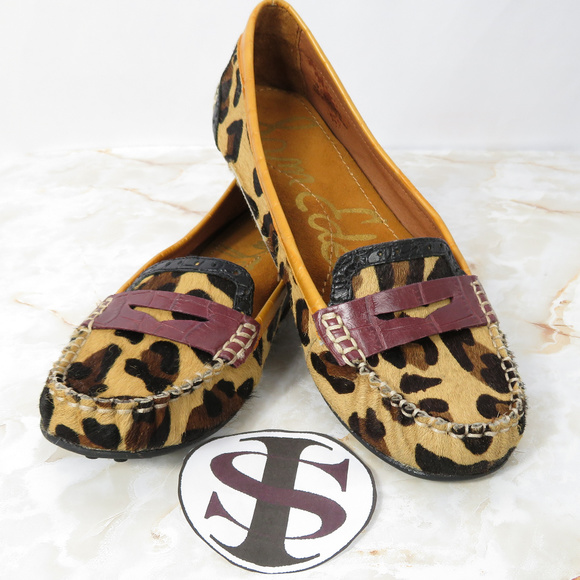 Sam Edelman Shoes - Sam Edelman Fur "Flora" Slip on Ballet Flats